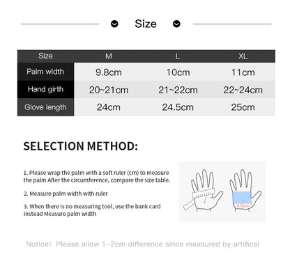 Cycling Gloves Black Women Autumn Winter Warm Touchscreen Nonslip Gloves Motorcycle Gloves Men Outdoor Sports Running